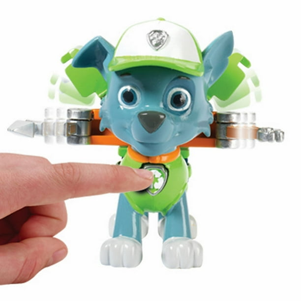  Paw Patrol Talking Rocky Action Pup Figure