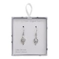 thumbnail image 2 of Luxury Design Swirl Dangle drop CZ earring, 2 of 2