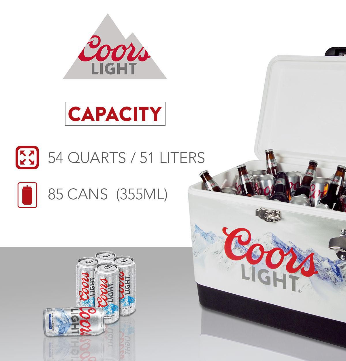 Coors light discount cooler on wheels