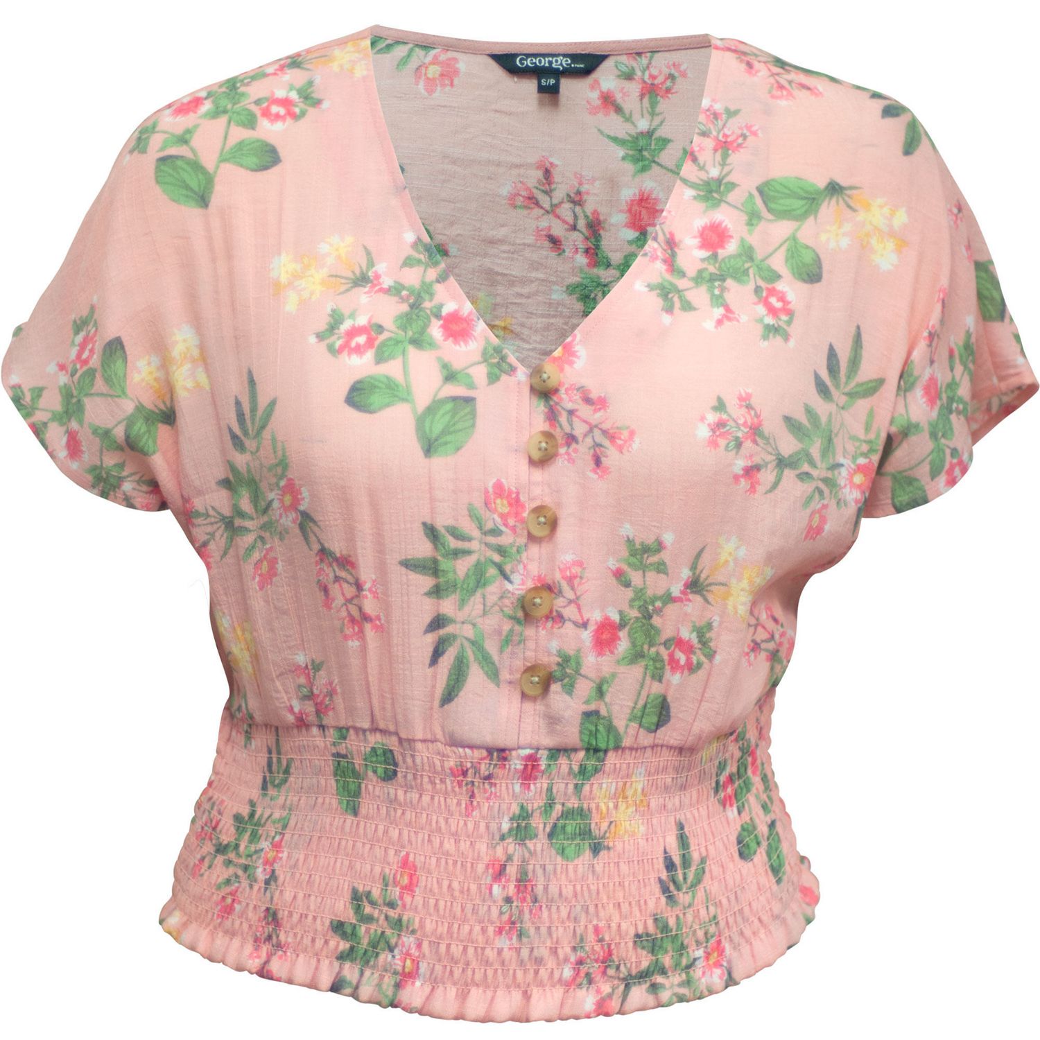 George Ladies Printed Floral blouse | Walmart Canada