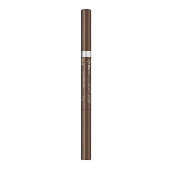 Rimmel Brow This Way Fill & Sculpt Eyebrow Definer, Double Ended Brow Pencil, Defines & Sculpts Brows, Vegan Formula 100% Cruelty-Free, Defines and sculpts your brows