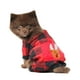 Way to Celebrate Vêtements pour chiens: Pyjama en jersey pour chiens, carreaux rouge et noir avec ornements de rennes, taille XS-XL – image 1 sur 8