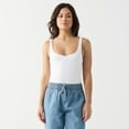 thumbnail image 1 of DV Sleeveless, sweetheart neckline fitted bodysuit, 1 of 4