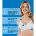 thumbnail image 4 of Bestform 9706222 Floral Jacquard Wireless Soft Cup Bra with Lightly-Lined Cups, 4 of 7