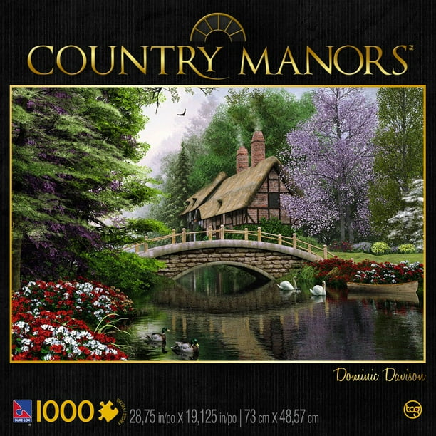 Assortiment de casse-tete 1000 pc Country Manors™/Winter Wonderland™