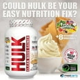 thumbnail image 3 of PERFECT Sports - HULK Clean Mass Gainer, Portion Complète de Fruits et Légumes, Glace à la Vanille, 3 Lb, 1,36 Kg, 3 of 7