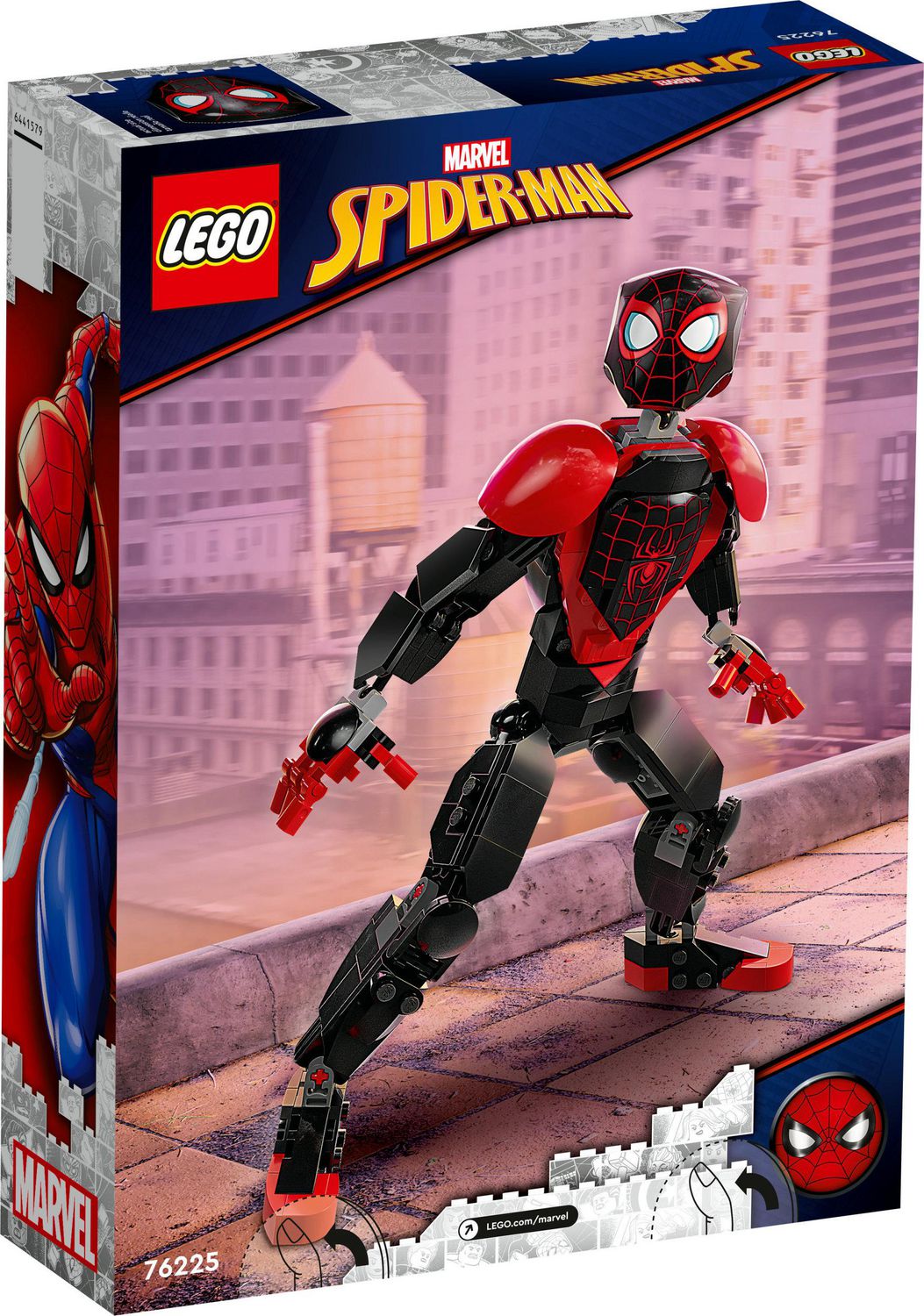 Marvel Super Heroes Spider-Man Figure 76226 Building Toy Set for Kids,  Boys, and Girls Ages (258 Pieces)