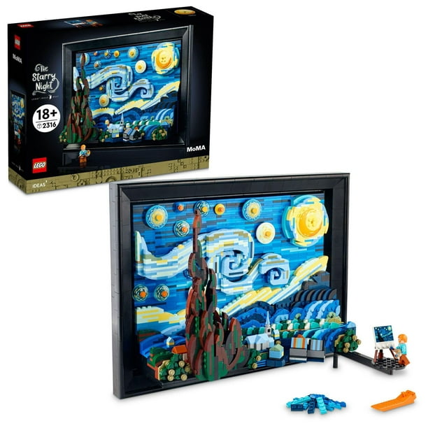 LEGO Ideas Vincent van Gogh - La nuit étoilée 21333 Ensemble de construction (2316 pièces)