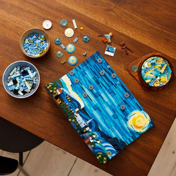 LEGO Ideas Vincent van Gogh - The Starry Night 21333 Toy Building Kit (2316  Pieces) 