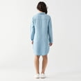 thumbnail image 4 of DV Mini button down denim shirt dress with L/S, 4 of 4