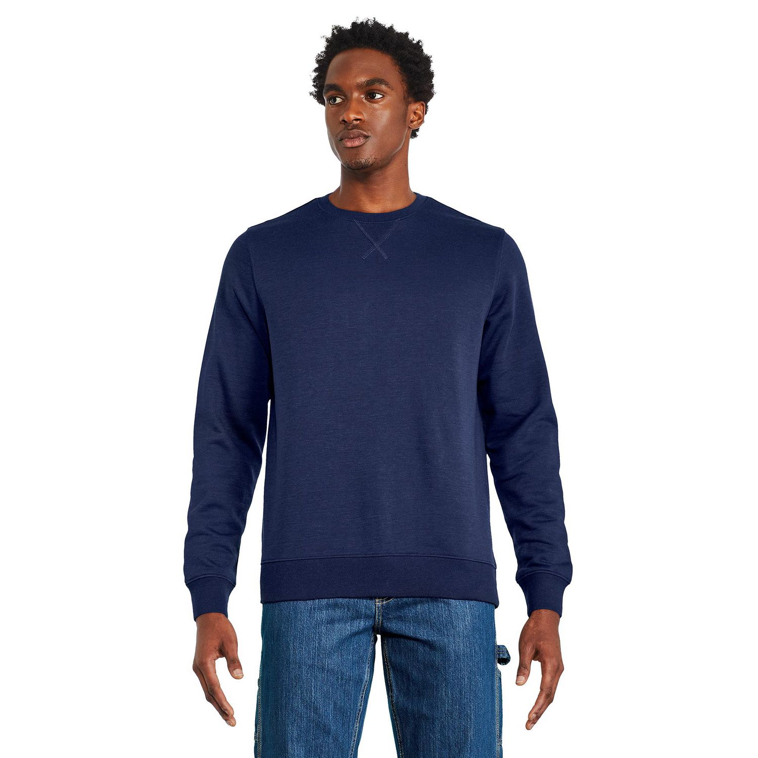 George Men's Crew Neckline Fleece Sweatshirt - Walmart.ca