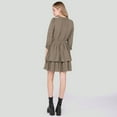 thumbnail image 4 of DV Three quarter sleeve, V-neck mini dress, 4 of 4