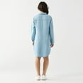 thumbnail image 4 of DV Mini button down denim shirt dress with L/S, 4 of 4