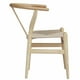 Chaise Wishbone de salle à manger Nicer Furniture en style Wegner – image 3 sur 5