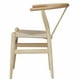 Chaise Wishbone de salle à manger Nicer Furniture en style Wegner – image 5 sur 5