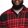 thumbnail image 4 of George Big Men's Flannel Shirt, 4 of 6