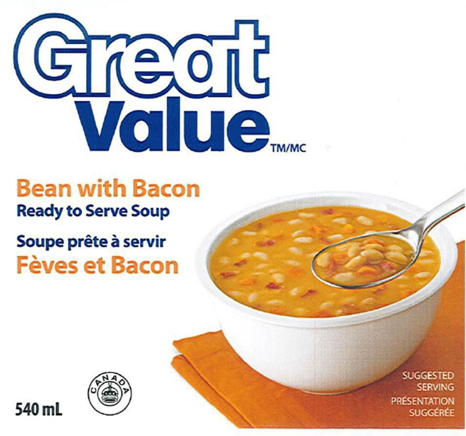 Great Value Bean With Bacon Soup Walmart Canada