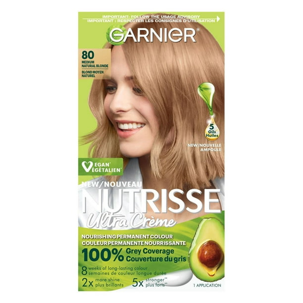 Garnier Nutrisse Cream, Nourishing Permanent Haircolour Cream, 1 pack ...