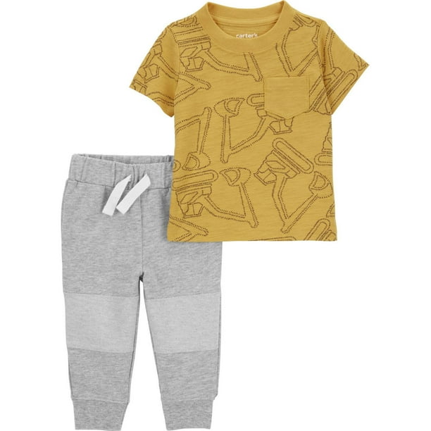 Carter's Child of Mine Newborn boys 2pc set - Construction, 0-24M ...