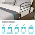 thumbnail image 4 of Stander 30 inch Bed Rail for Seniors, Adjustable Bed Assist Rails for Elderly Adult Support, 4 of 7