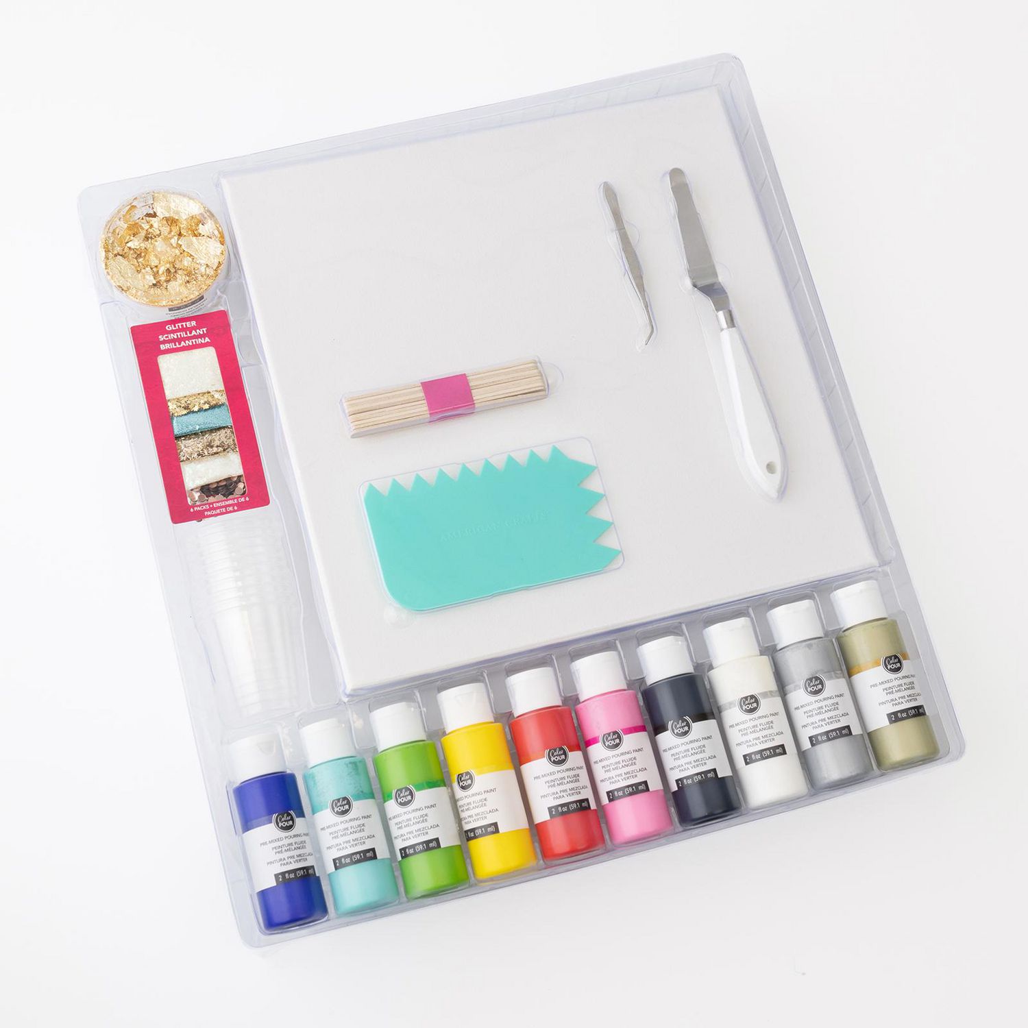 American Crafts Color Pour Pre Mixed Starter Kit
