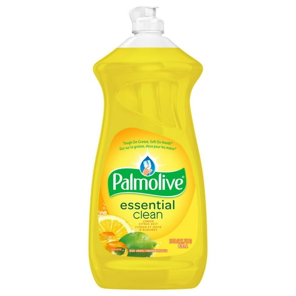 Palmolive Essential Clean Liquid Dish Soap, Lemon Citrus Zest Scent - 828 mL, 828mL