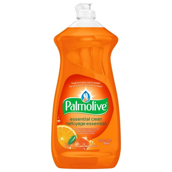 Palmolive Essential Clean Liquid Dish Soap, Orange Tangerine, 828mL
