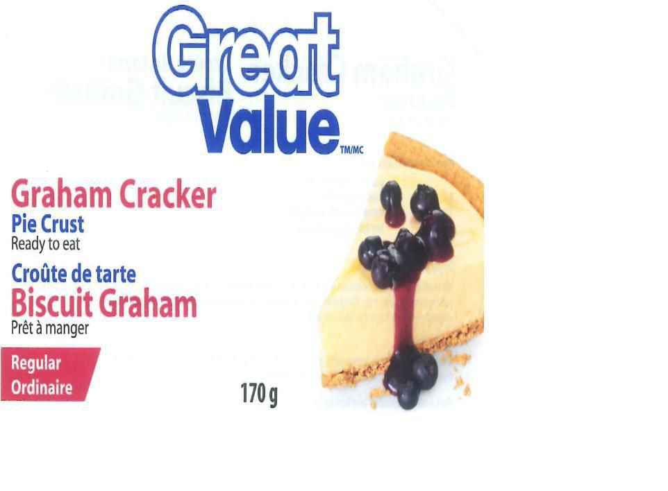 Great Value Graham Cracker Pie Crust Ready To Eat Walmart Canada