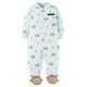 Pyjama-grenouillère 1 pièce à motif de singe dormez et jouez de Child of Mine made by Carters pour nouveau-né garçons – image 1 sur 1