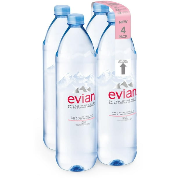 evian® natural spring water 1.25L bottles, 4 pack - Walmart.ca