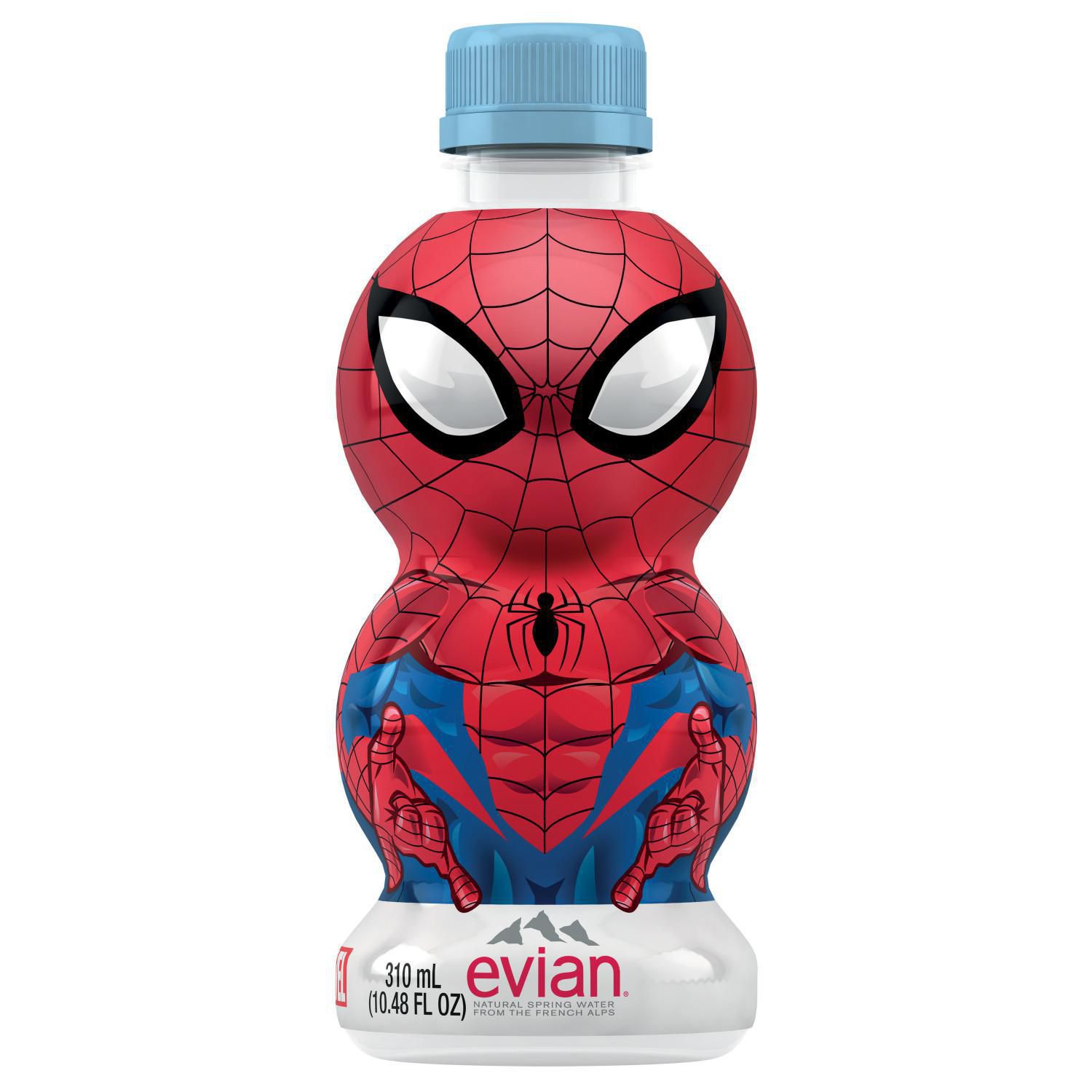 Evian Spider-man Water Bottle 