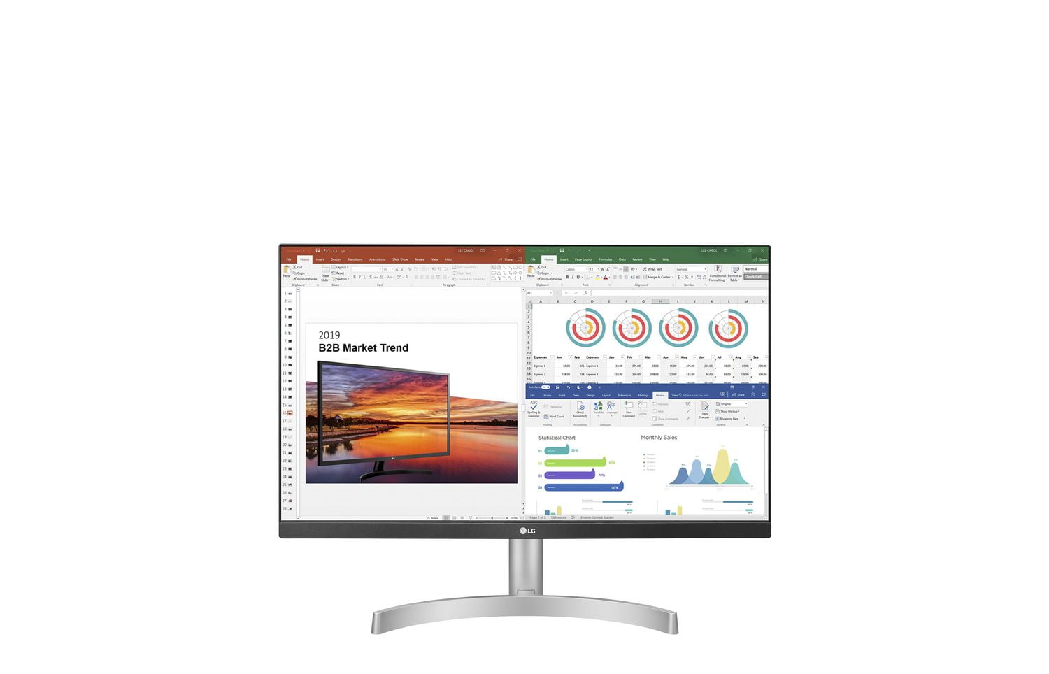 LG 24" Full HD IPS LED Monitor, 24MK600M-W | Walmart Canada