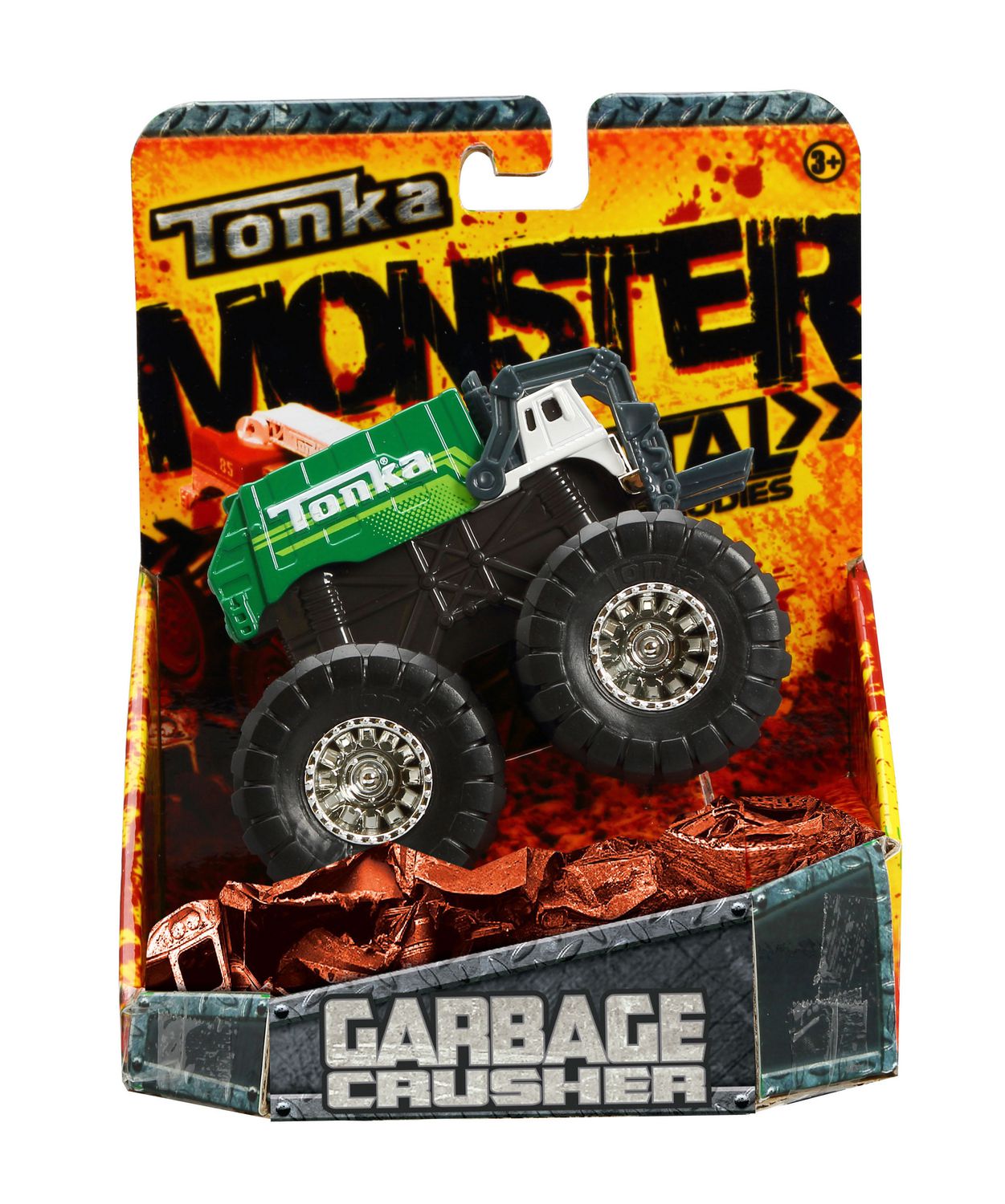 monster truck garbage truck video
