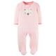 Tenue avec pyjama-grenouillère à imprimé d'ours en peluche de Child of Mine made by Carter’s pour nouveau-nés filles – image 1 sur 1