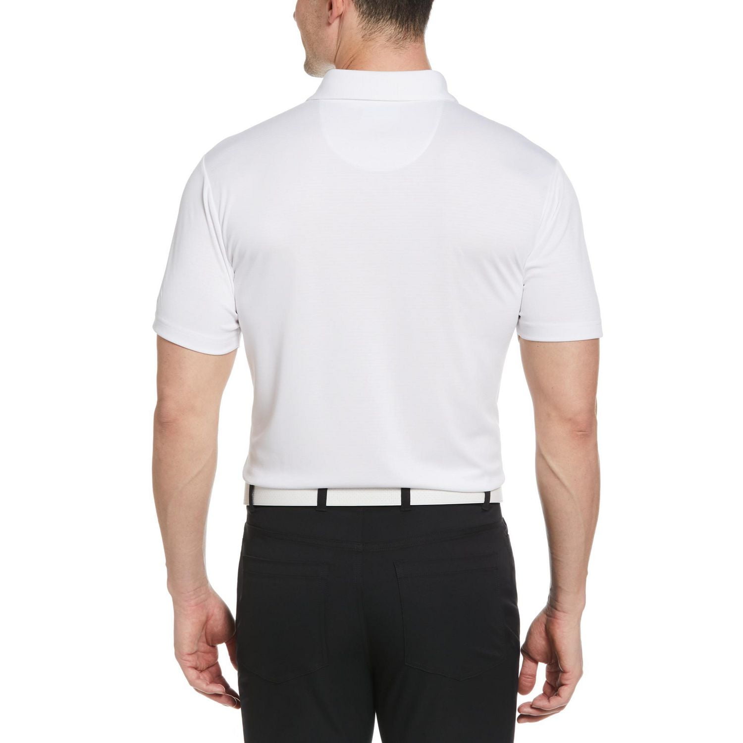 PGA TOUR Course Essentials Polo de golf solide facile d'entretien pour homme PGAT