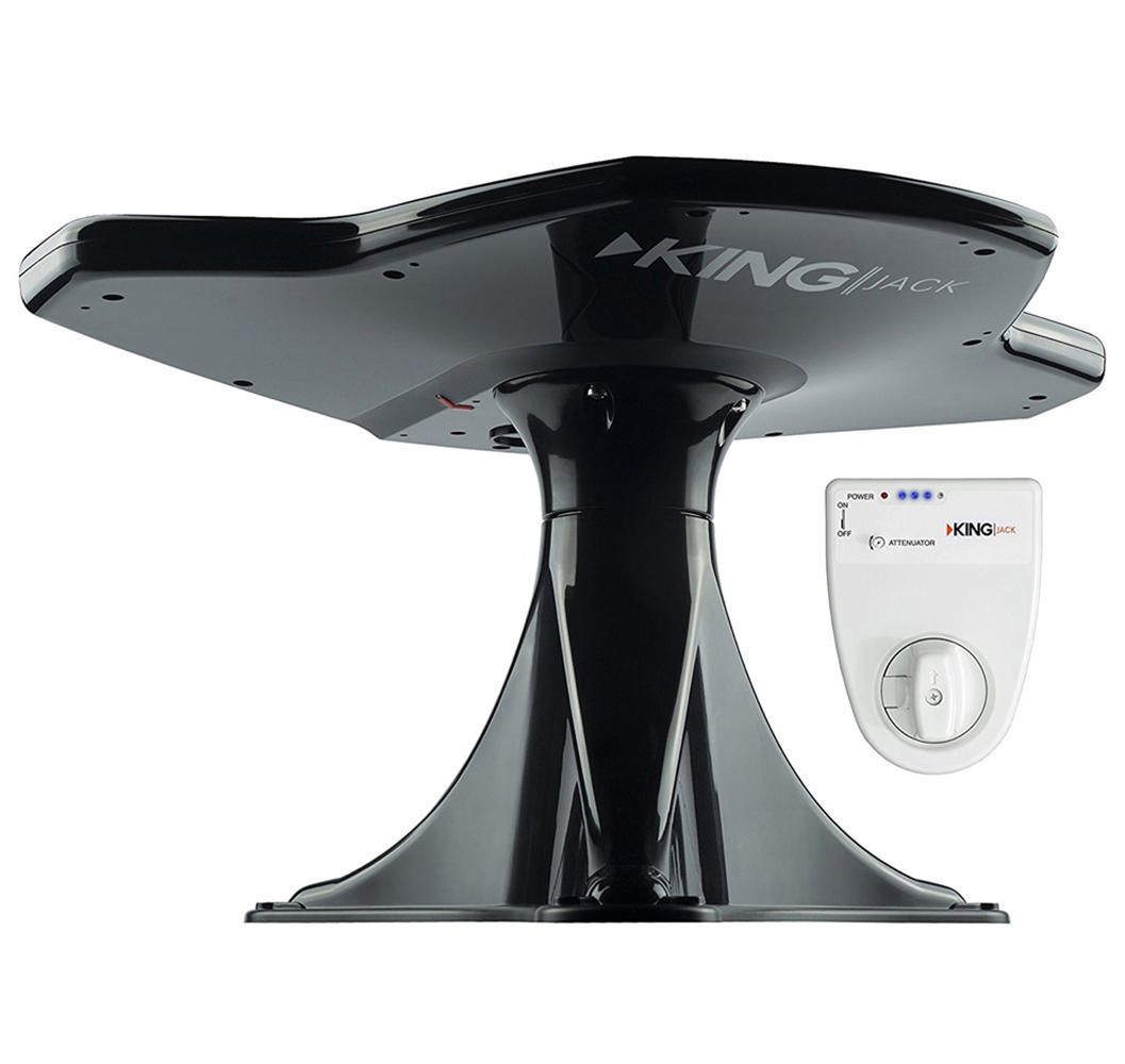 KING CONNECT Jack Directional OTA HDTV Antenna with Mount & builtin
