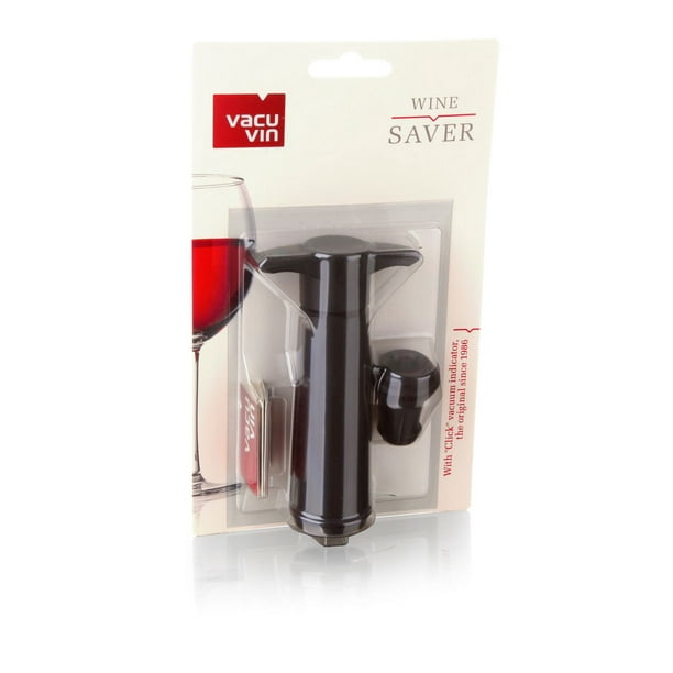 Vacu Vin Vacuum Wine Saver Pump with 1 Stopper Set 