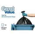 thumbnail image 1 of Great Value Contractor Garbage Bags, 1 of 1
