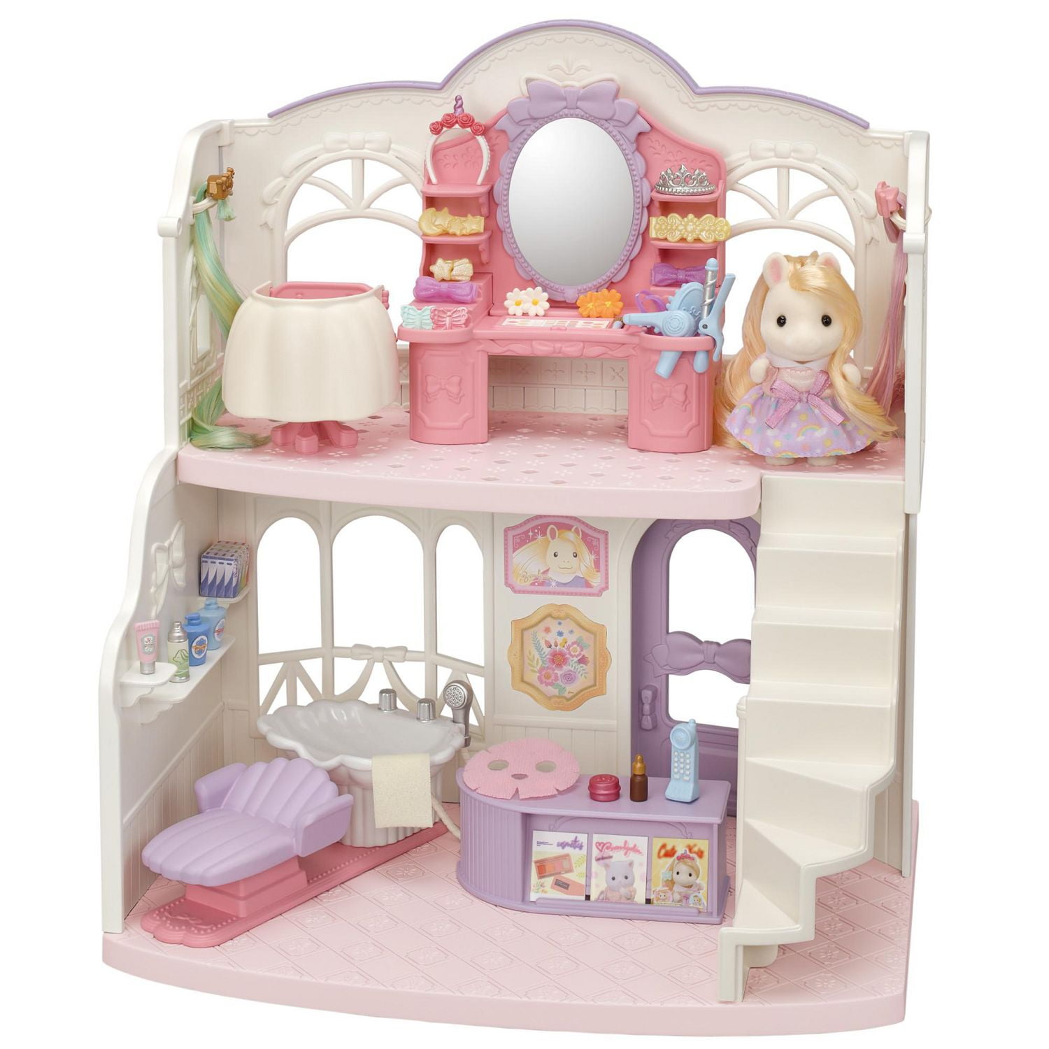 Calico critters best sale dollhouse walmart