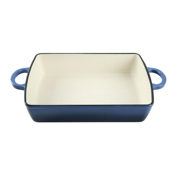 The Mainstays 5.2 Quart Enameled Cast Iron Rectangular Roaster