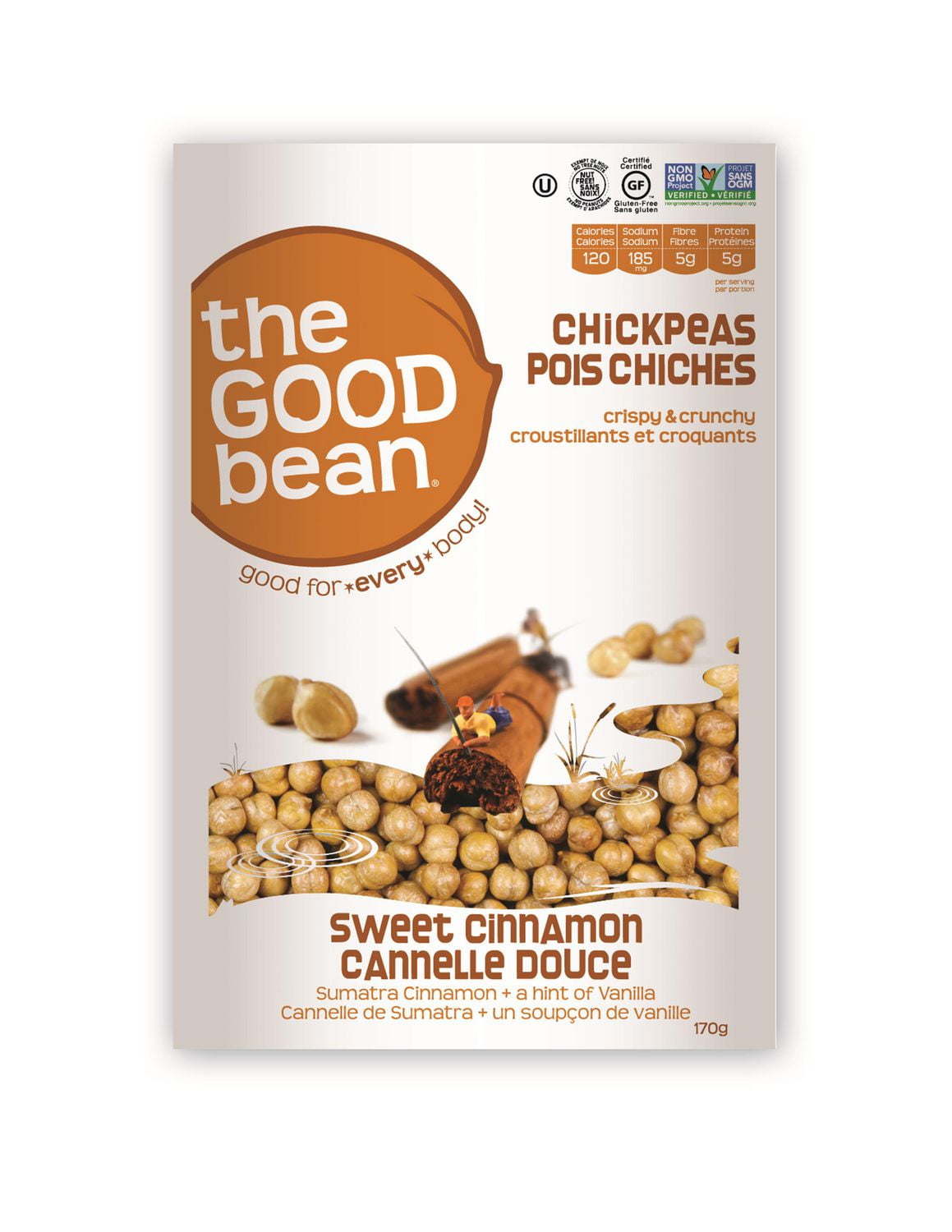 The Good Bean Sweet Cinnamon Roasted Chickpeas Walmart Canada