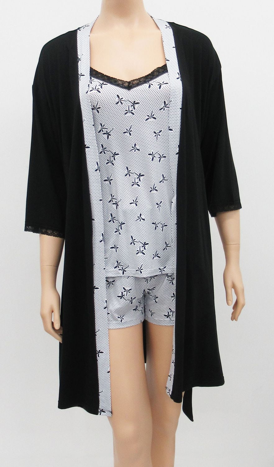 3 pce set, cami, boxer & robe. Walmart Canada