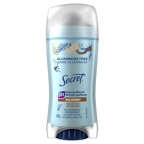 Secret Aluminum Free Deodorant Coconut, 68 g, 68 g