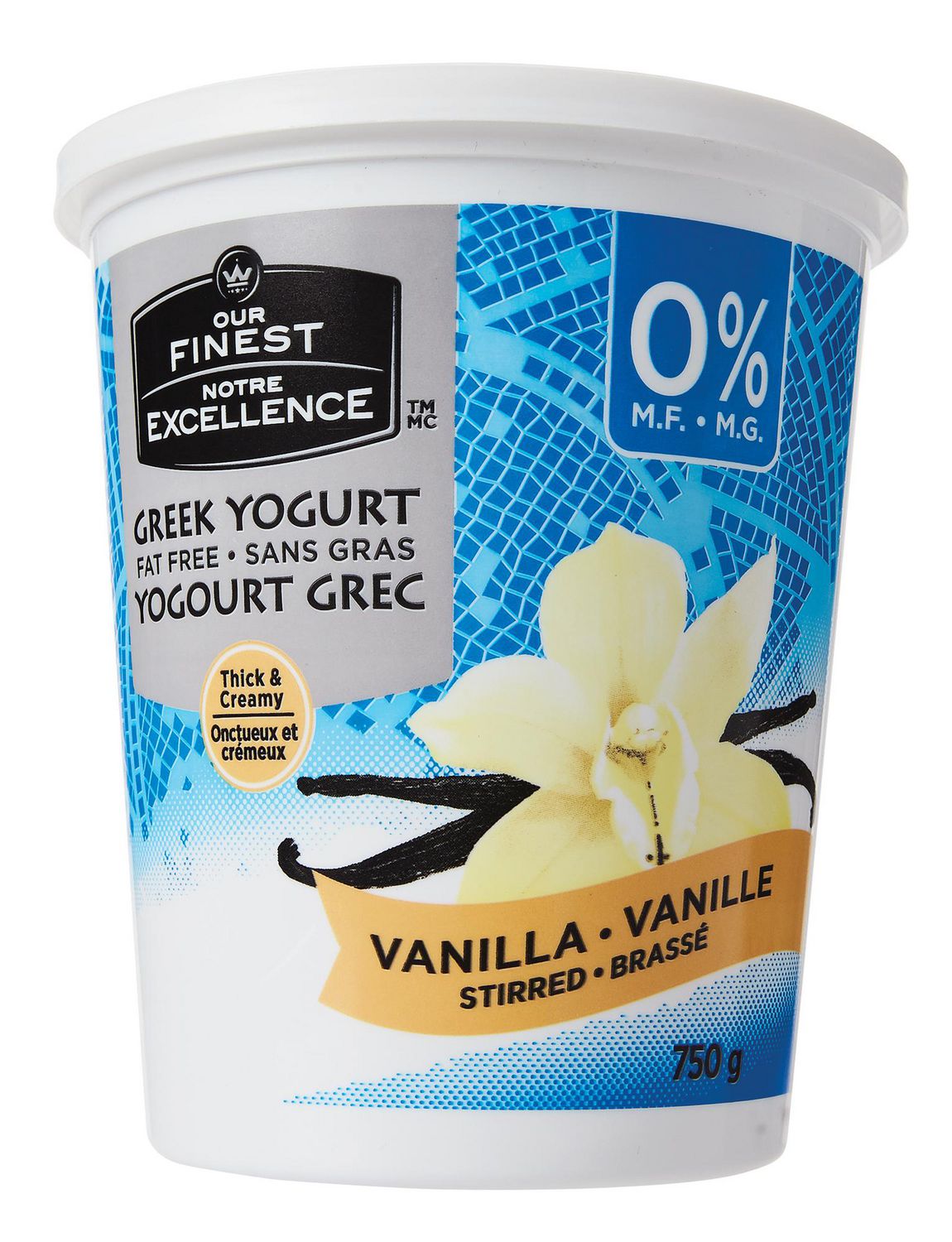 Our Finest Vanilla Greek Yogurt Walmart Canada
