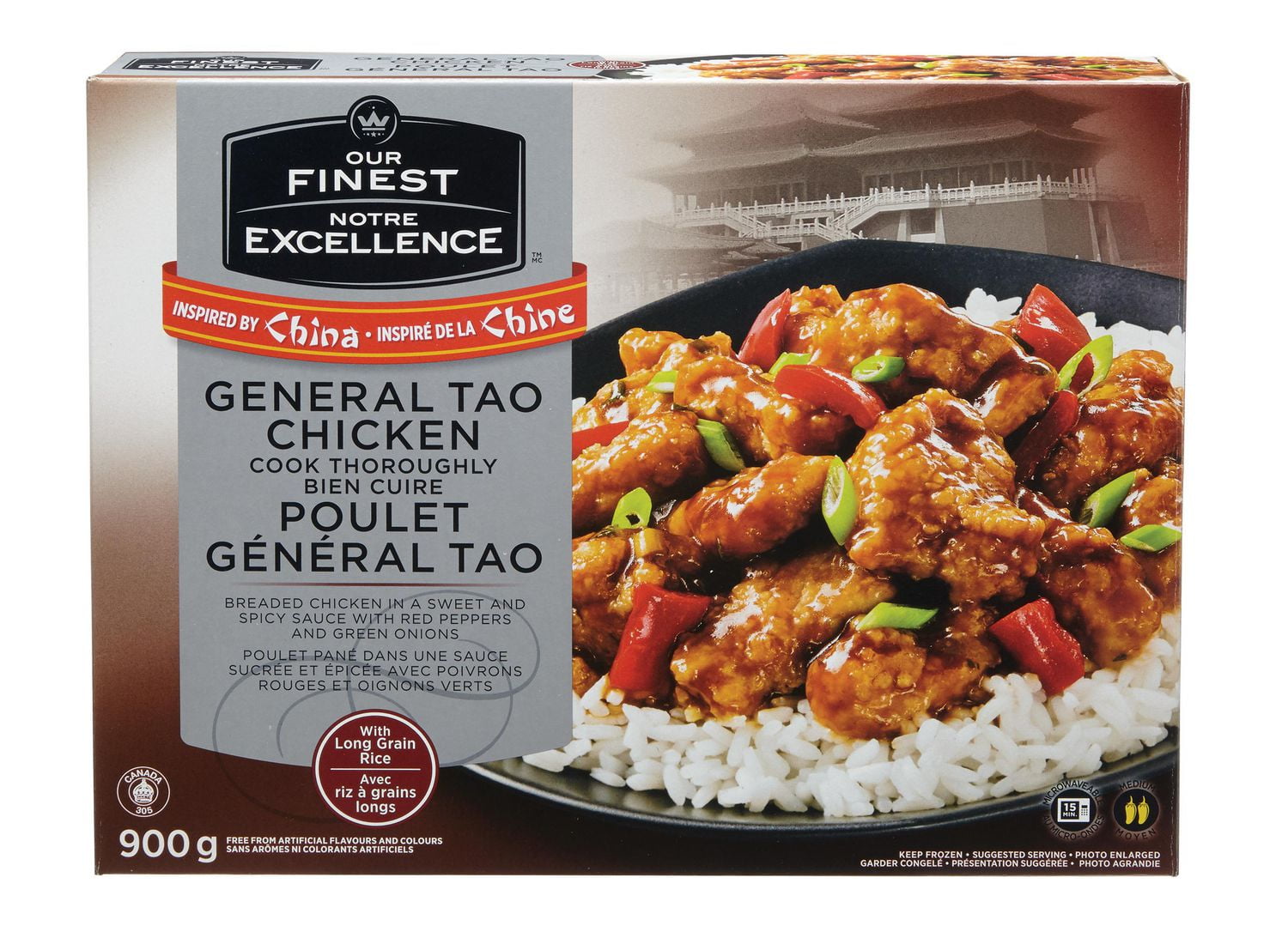 Our Finest General Tao Chicken With Long Grain Rice Walmart Canada Our Finest General Tao Chicken With Long Grain Rice Walmart Canada