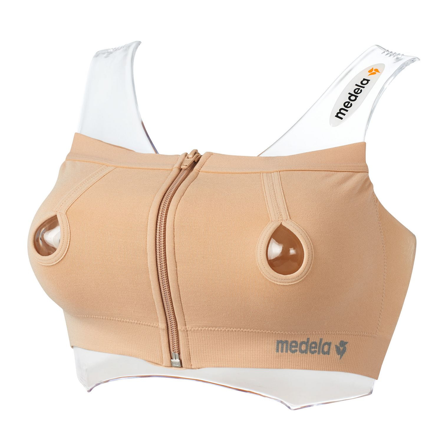 Medela Easy Expression Hands Free Pumping Bra, Nude, Small