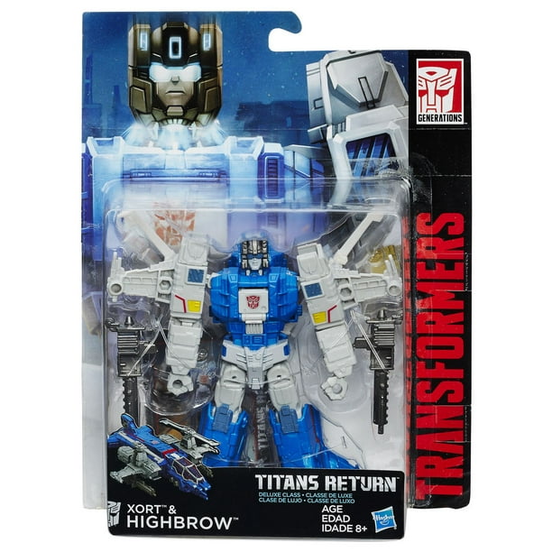 Figurines articulées Xort et Highbrow Maître Titan Generations Titans Return des Transformers