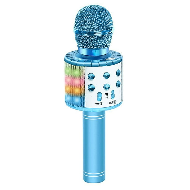 Rigrer Microphone Karaoké Bluetooth sans Fil, Micro Lecteur karaoké KTV  pour Enfant, Portable Machine à karaoké Enregistrement de Microphone karaoké  à Main Fille de Ans Cadeaux Jouet Garcon(Bleu) : : Jeux et