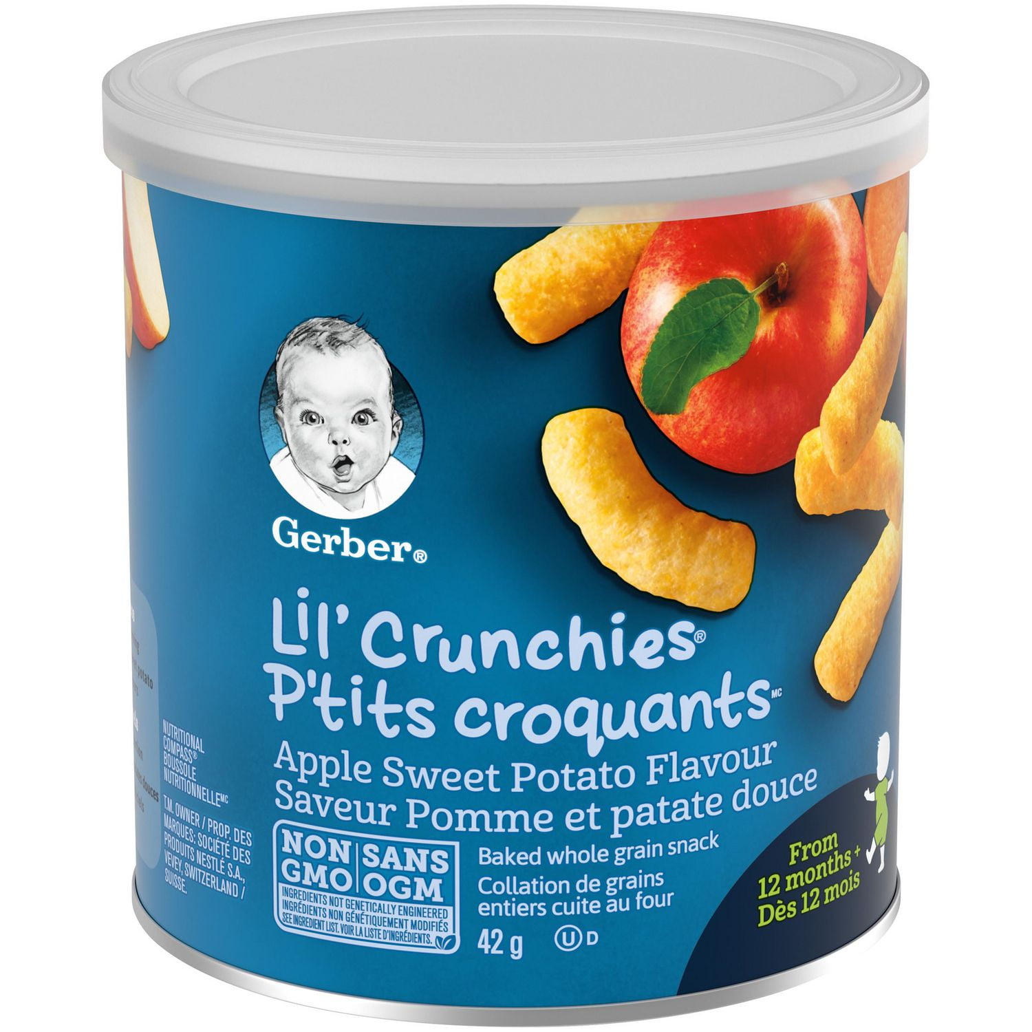 GERBER® LIL' CRUNCHIES®, Veggie Dip, Toddler Snacks 42 g, 42 GR 