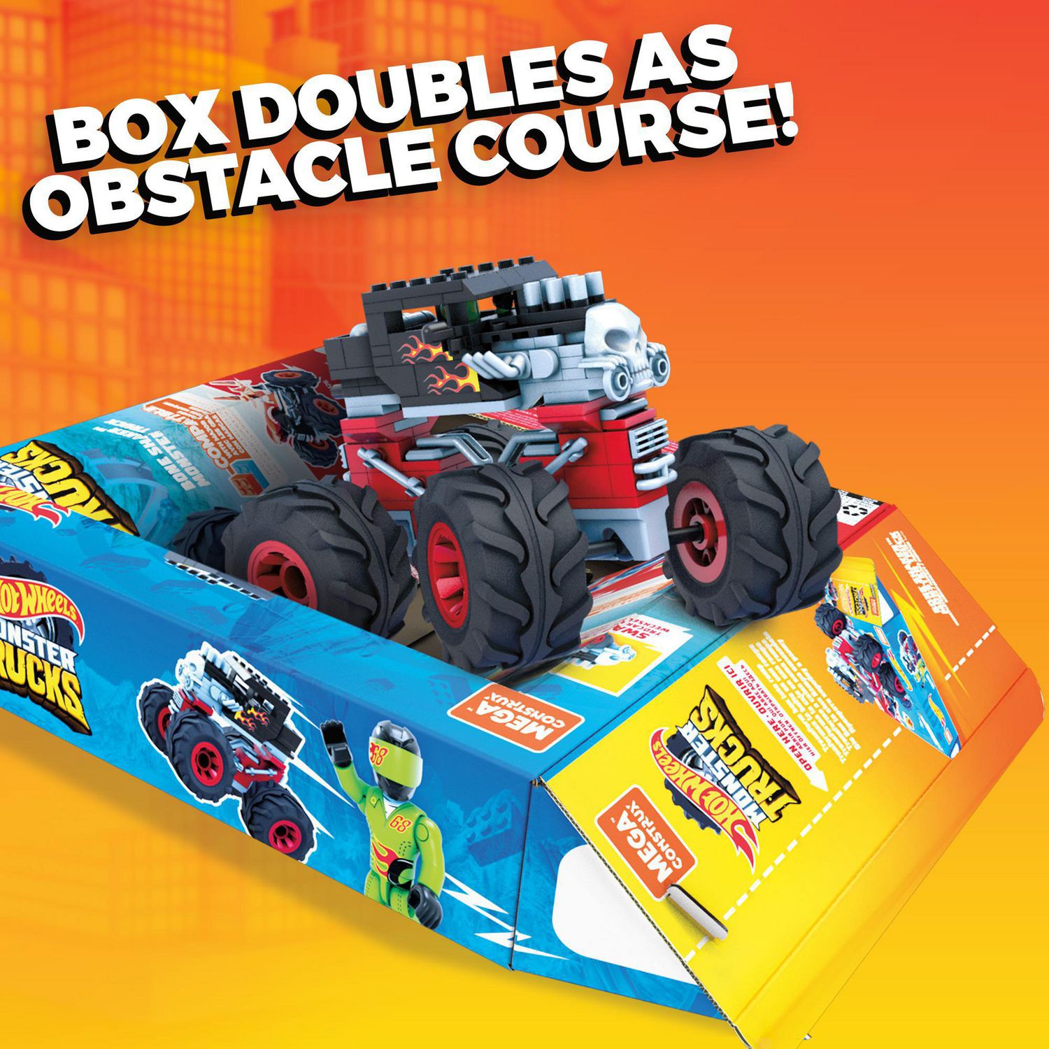 Mega Construx Hot Wheels Bone Shaker Monster Truck - 192 Pieces